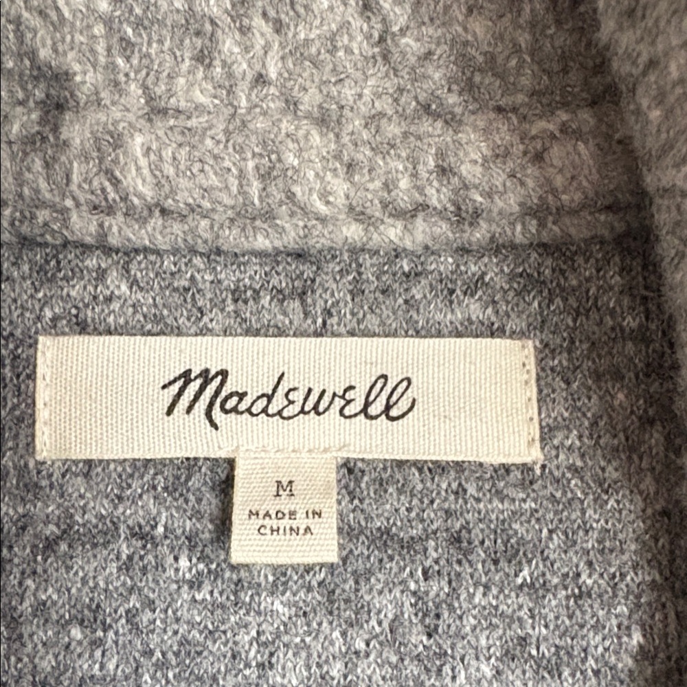 Madewell Heather Gray Women's Jacket - Picture 2 of 2